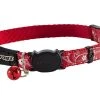 Rogz Katzenhalsband Silkycat Filigree, Rot