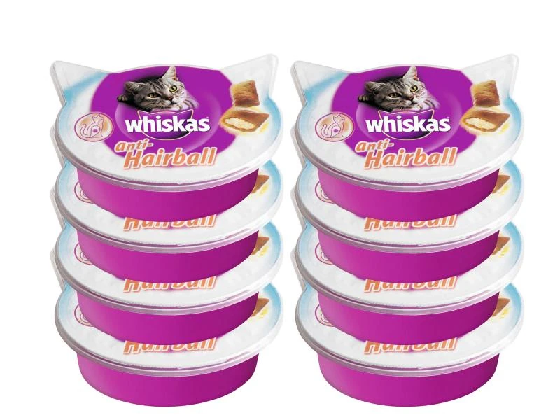 Whiskas Katzen-Snack Anti Hairball, 8 x 60g 3 Whiskas Katzen-Snack Anti Hairball, 8 x 60g