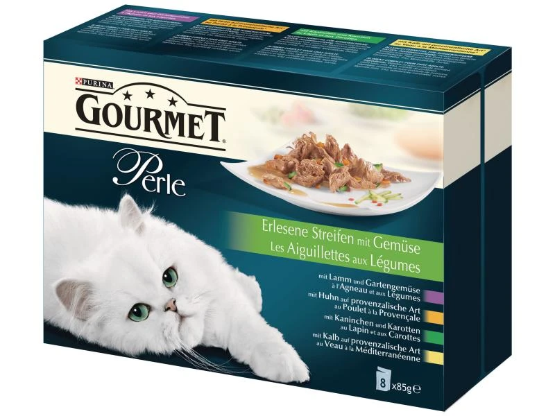 Purina Nassfutter Gourmet Perle mit Gemüse, 8 x 85 g 3 Purina Nassfutter Gourmet Perle mit Gemüse, 8 x 85 g