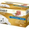 Purina Nassfutter Gourmet Gold Feine Pastete, 4 x 85 g