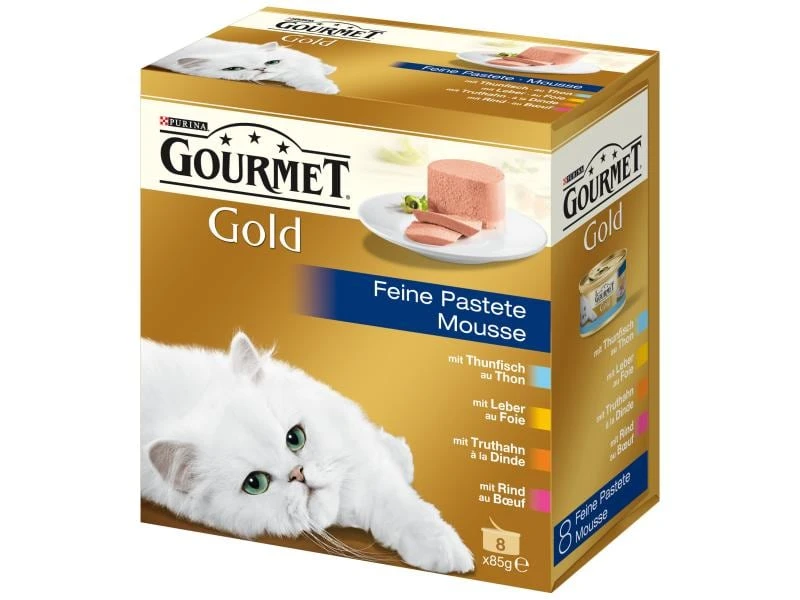 Purina Nassfutter Gourmet Gold Mousse, 8 x 85 g 3 Purina Nassfutter Gourmet Gold Mousse, 8 x 85 g