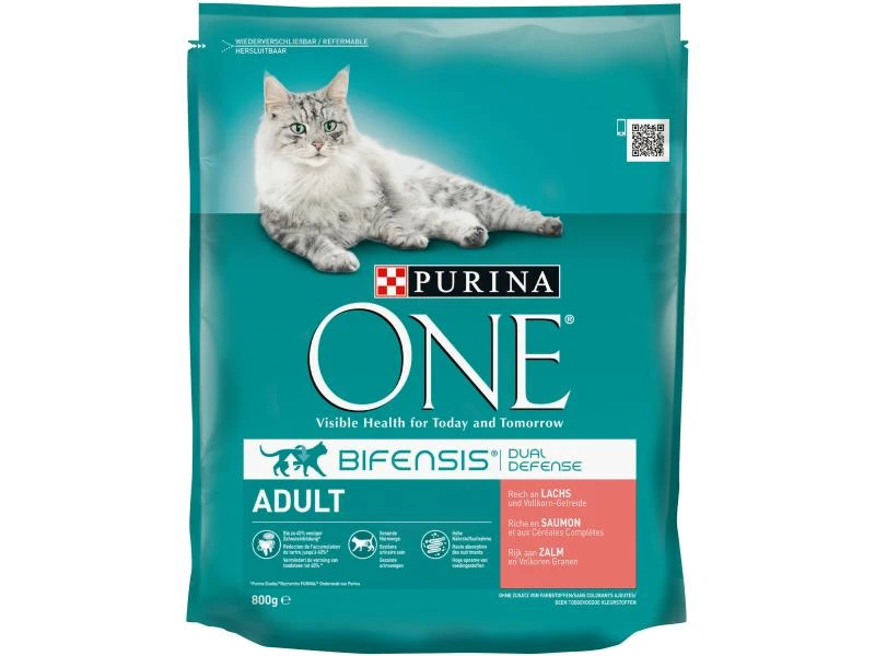 Purina ONE Trockenfutter Adult Lachs & Vollkorn, 800 g 3 Purina ONE Trockenfutter Adult Lachs & Vollkorn, 800 g
