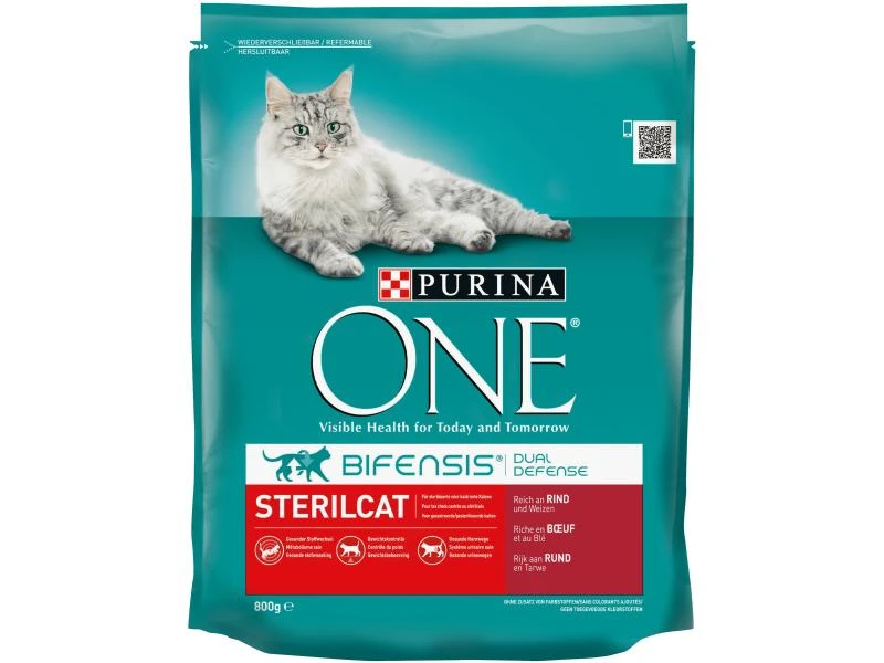 Purina ONE Trockenfutter Sterilcat Rind & Weizen, 800 g 3 Purina ONE Trockenfutter Sterilcat Rind & Weizen, 800 g