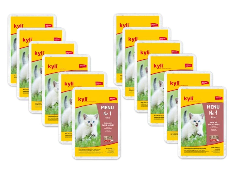Kyli Nassfutter Kitten Menu Nr. 1 3 Kyli Nassfutter Kitten Menu Nr. 1