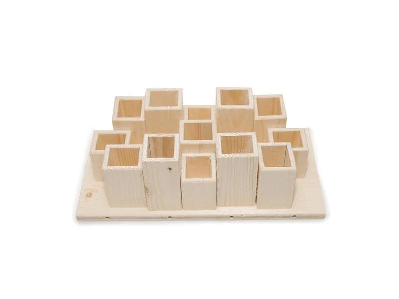 Hundespiele.ch Katzen-Strategiespiel Bleistifthalter aus Holz 4 Hundespiele.ch Katzen-Strategiespiel Bleistifthalter aus Holz – Bild 2