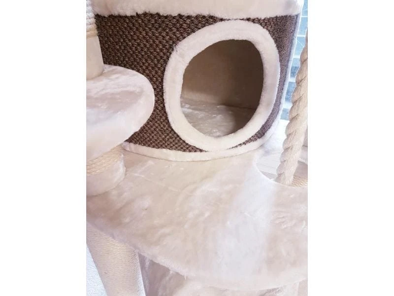 PetHomes Kratzbaum Long Beach, Beige 5 PetHomes Kratzbaum Long Beach, Beige – Bild 3