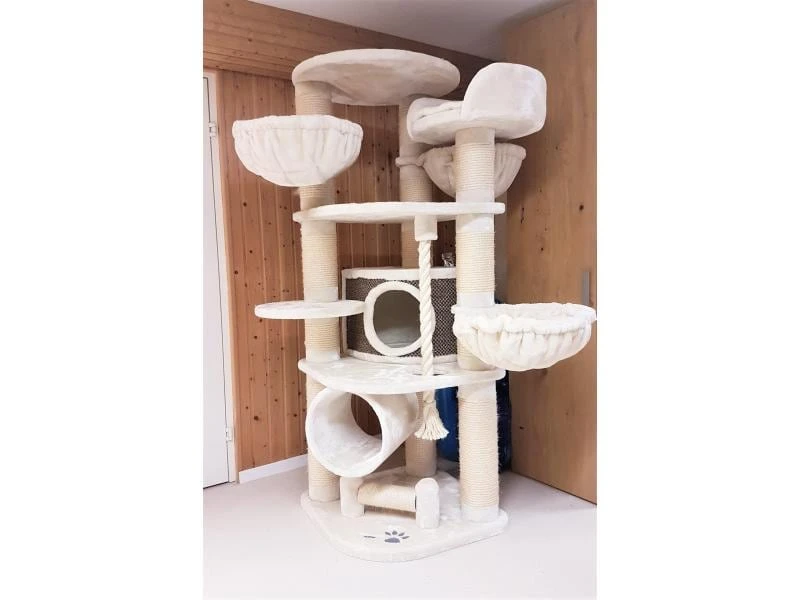 PetHomes Kratzbaum Long Beach, Beige 4 PetHomes Kratzbaum Long Beach, Beige – Bild 2