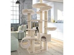 PetHomes Kratzbaum Swiss Dream 230 - 255 cm Beige -Katzenwelt Verkaufsgeschäft 53894535 xxl