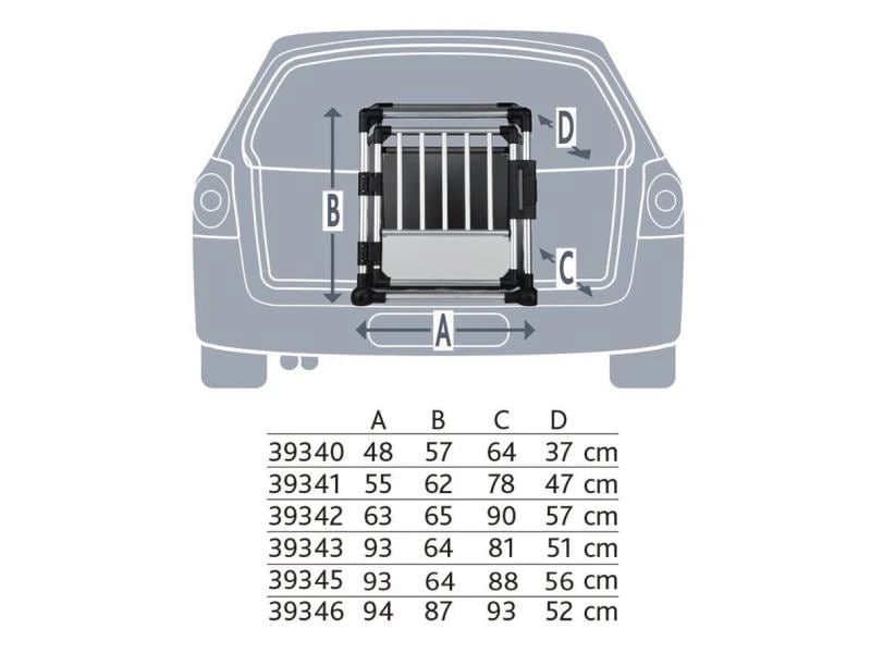 Trixie Transportbox Aluminium M - L 5 Trixie Transportbox Aluminium M - L – Bild 3