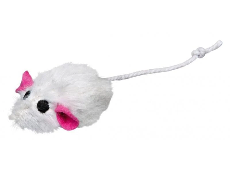 Trixie Katzen-Spielzeug Plüschmäuse Set 4 Trixie Katzen-Spielzeug Plüschmäuse Set – Bild 2