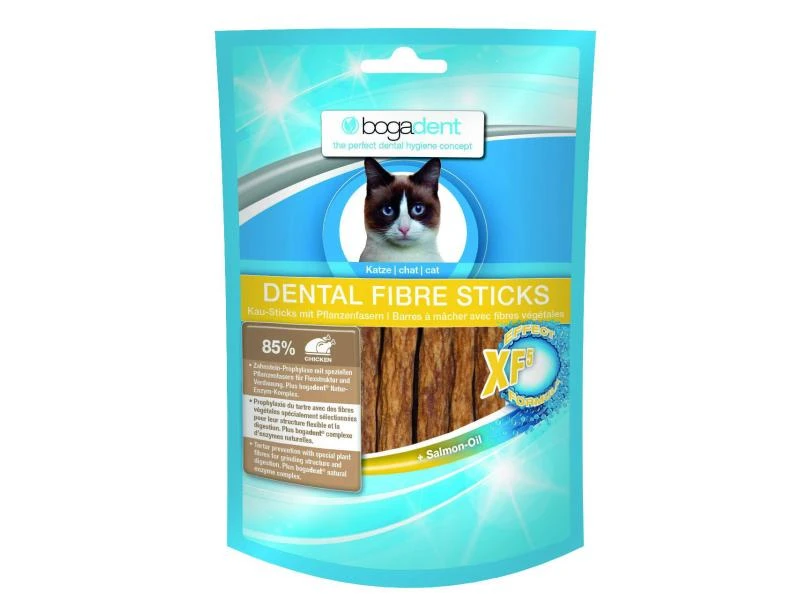 Bogar Katzen-Snack Dental Fibre Sticks mit Huhn, Zahnpflege 50 g 3 Bogar Katzen-Snack Dental Fibre Sticks mit Huhn, Zahnpflege 50 g