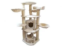 PetHomes Kratzbaum Mallorca 188 cm Creme