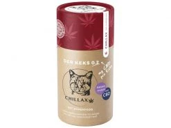 CHILLAX Katzen-Nahrungsergänzung CBD-Keks Katzenminze - 0.2 mg