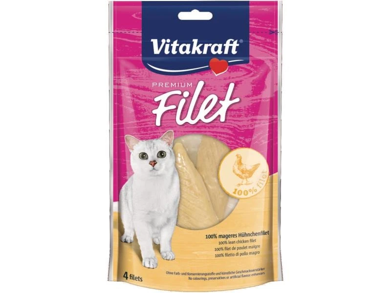 Vitakraft Katzen-Snack Premium Filet Chicken 3 Vitakraft Katzen-Snack Premium Filet Chicken
