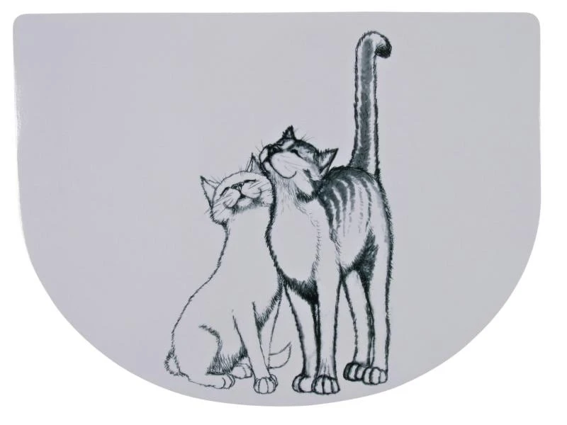 Trixie Napfunterlage Cat in Love 40 x 30 cm 3 Trixie Napfunterlage Cat in Love 40 x 30 cm