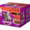 Whiskas Nassfutter 1+ Fleisch Auswahl in Sauce, 24 x 100g -Katzenwelt Verkaufsgeschäft 58893735 xxl