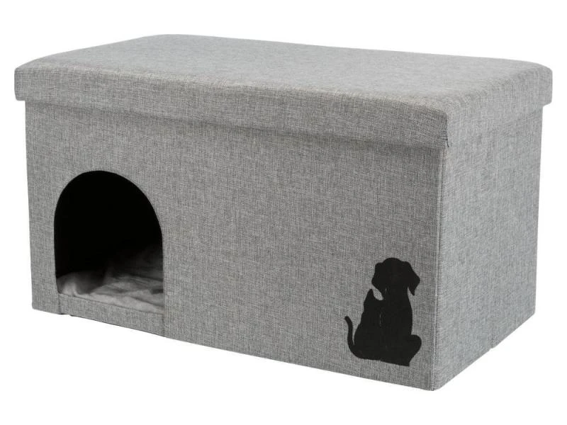 Trixie Kuschelhöhle Kimy Hellgrau 3 Trixie Kuschelhöhle Kimy Hellgrau