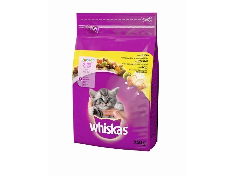 Whiskas Trockenfutter Junior Huhn, 950 g 3 Whiskas Trockenfutter Junior Huhn, 950 g