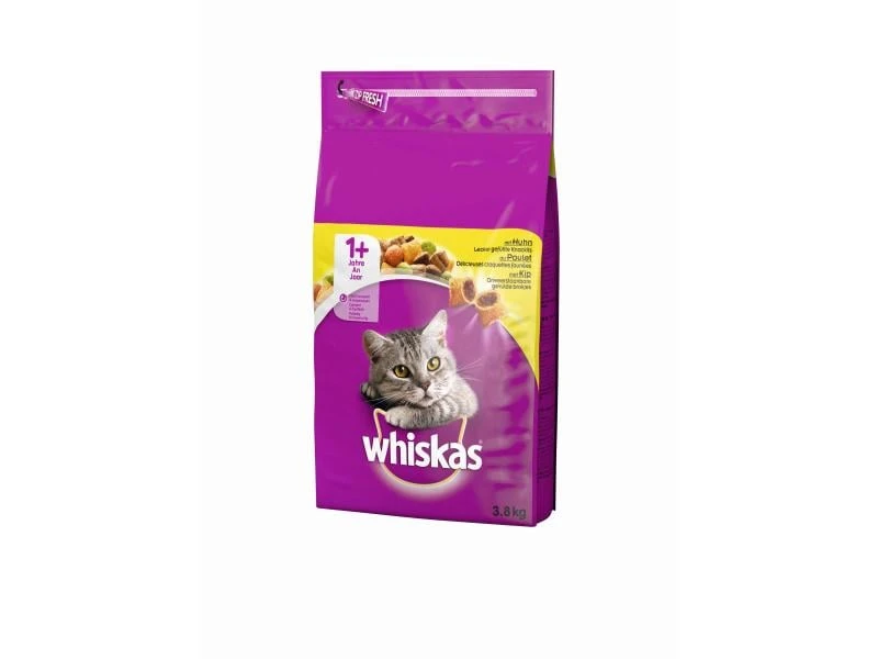 Whiskas Trockenfutter Adult Huhn, 3.8 kg 3 Whiskas Trockenfutter Adult Huhn, 3.8 kg